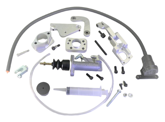 MDL LF Series  79-93 Mustang/Capri Hydraulic Clutch Master Kit, .750" Bore, Plastic Reservoir